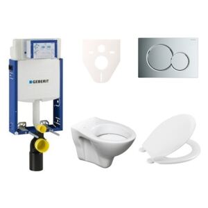 Závěsný set WC S-line + modul Geberit Kombifix s tlačítkem Sigma 01 chrom 110.302.00.5 NR2