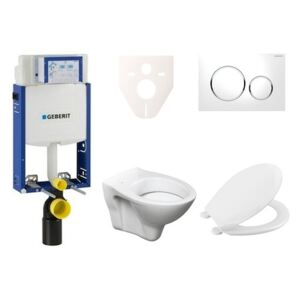 Závěsný set WC S-line + modul Geberit Kombifix s tlačítkem Sigma 20 (bílá/chrom lesk) 110.302.00.5 NR4