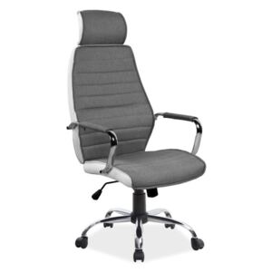 Expedo Kancelářská židle BELIZE Q-035, 59x121x52, šedá/bílá