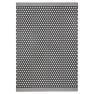 Černobílý koberec Zala Living Spot, 160 x 230 cm
