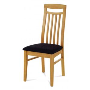 Jídelní židle BE810 OAK černý sedák
