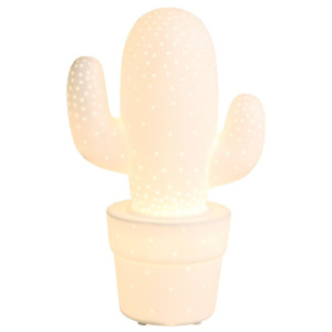 Kaemingk Stolní lampa "Kaktus" porcelánová,12x19x29,5cm