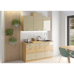 EU027 Kuchyňská linka ARTISAN, 150 cappuccino Sestava C