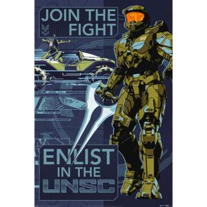 Plakát, Obraz - Halo: Infinite - Join the Fight, (61 x 91,5 cm)