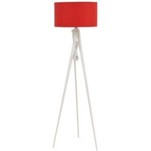 Lifelight Červená stojací lampa LF 14 s bílou podnoží