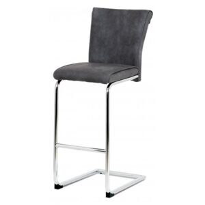 Barová židle šedá BAC-192 GREY
