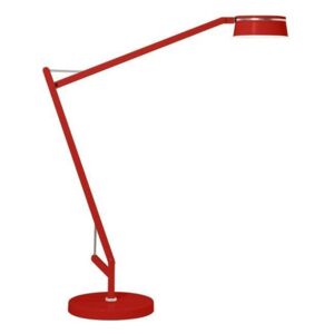 Linealight Dresscode, červená pracovní stolní lampa, 8W LED 3000K