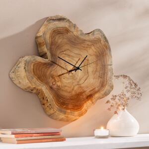Nástěnné hodiny z teakového dřeva