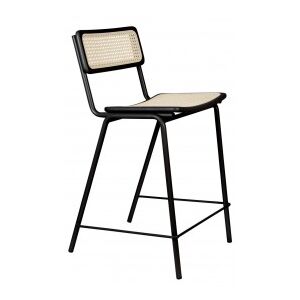 Zuiver Barová židle JORT ZUIVER 106 cm, černá ratanová