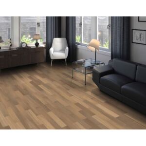 Dřevěná podlaha HARO, dub povrchově kouřený Puro bílý Trend, vzor parketa Allegro