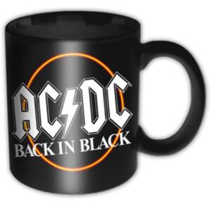 Keramický hrnek AC/DC: Back In Black Circle (320 ml)