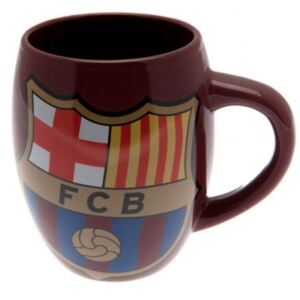Keramický hrnek FC Barcelona: Tea Tub (objem 450 ml) vínový
