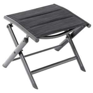 Sklopná hliníková stolička, tmavě šedá