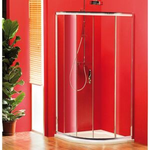 Gelco SIGMA čtvrtkruhová sprchová zástěna 900x900 mm, R550, 1 dveře, L/R, čiré sklo