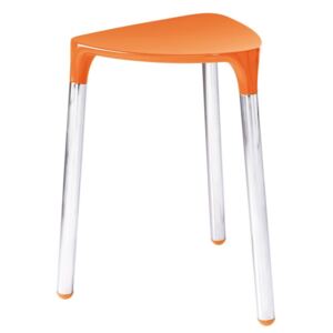 Gedy YANNIS koupelnová stolička 37x43,5x32,3 cm, oranžová