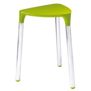 Gedy YANNIS koupelnová stolička 37x43,5x32,3 cm, zelená
