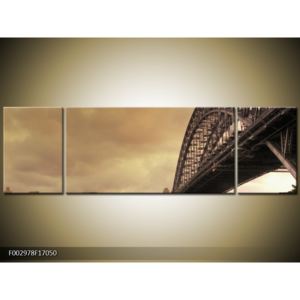 Obraz mostu v Sydney pod mrakem (F002978F17050)