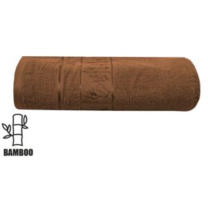 Bambusový ručník KORFU hnědý