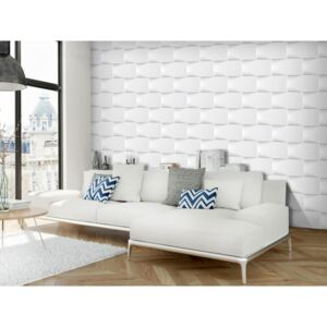 *3D tapeta Bílá zeď (450x315 cm) - Murando DeLuxe