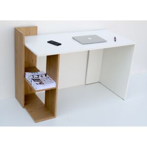 Casarredo pracovní stůl omena shelf, barva sonoma/bílá