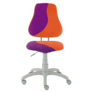 Dětská rostoucí židle ALBA FUXO S-line oranžovo-fialová