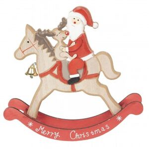 Santa na houpacím koníkovi