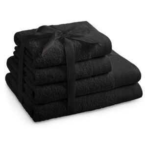 Amelia Home Sada bavlněných ručníků AmeliaHome AMARI černá