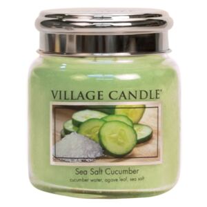 Village Candle Vonná svíčka ve skle, Mořská Svěžest - Sea Salt Cucumber, 16oz