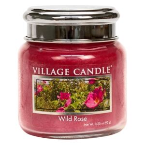 Village Candle Vonná svíčka ve skle, Divoká růže - Wild Rose, 3,75oz