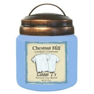 Chestnut Hill Candle CO Chestnut Hill Vonná svíčka ve skle Čisté tričko - Clean T's, 16oz