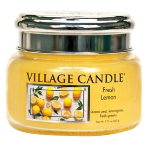 Village Candle Vonná svíčka ve skle - Fresh Lemon, 11oz