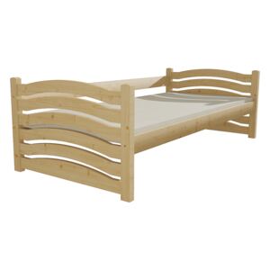 Vomaks Dětská postel DP 004 80 x 180 cm surové dřevo bez úložných prostor