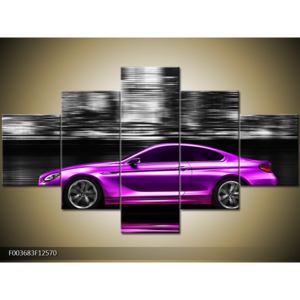 Obraz fialového BMW v pohybu (F003683F12570)