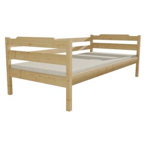 Vomaks Dětská postel DP 007 80 x 180 cm bezbarvý lak 2 kusy úložných prostor