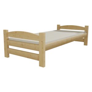 Vomaks Dětská postel DP 009 80 x 200 cm surové dřevo bez úložných prostor