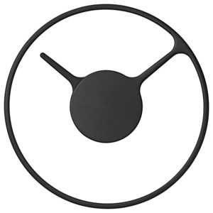 Nástěnné hodiny Stelton Time, 22 cm, černá