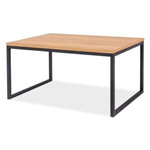 Konferenční stolek ESMIRES 100x50cm, dub/černá