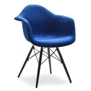 Jídelní židle MALWA BRAC, modrá-černá