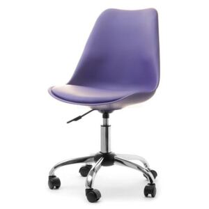Kancelářská židle SILAS otočné, fialová
