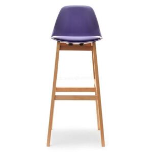 Barová židlička SABEL buk-fialová