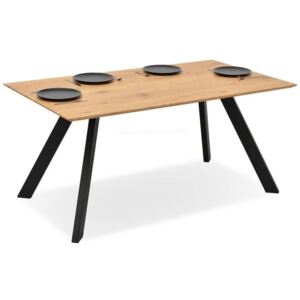 Jídelní stůl TINTORO dub černá 160x90 cm