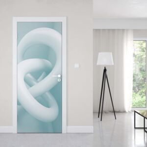 GLIX Fototapeta na dveře - 3D Loop Modern | 91x211 cm