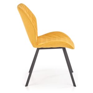 Halmar Jídelní židle K360, žlutá