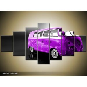 Obraz fialového minibusu (F002475F210100)