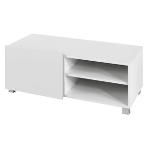 Televizní stolek GORDIA 1D, 38x100x43, Bílá barva