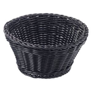Černý stolní košík Saleen, ø 18 cm