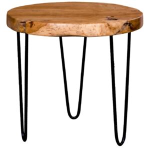 Přírodní konferenční stolek Nordic Living Dalarna 50 cm