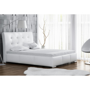 Čalouněná postel NORA + matrace DE LUX, 200x200, madryt 120