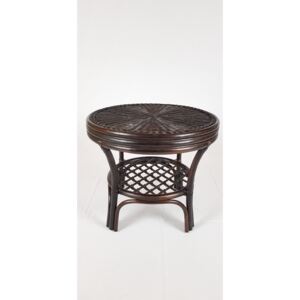 Ratanový stolek JANEIRO, tmavý