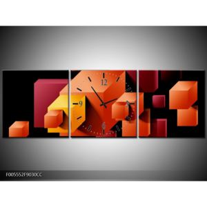 Obraz oranžových krychlí (F005552F9030CC)